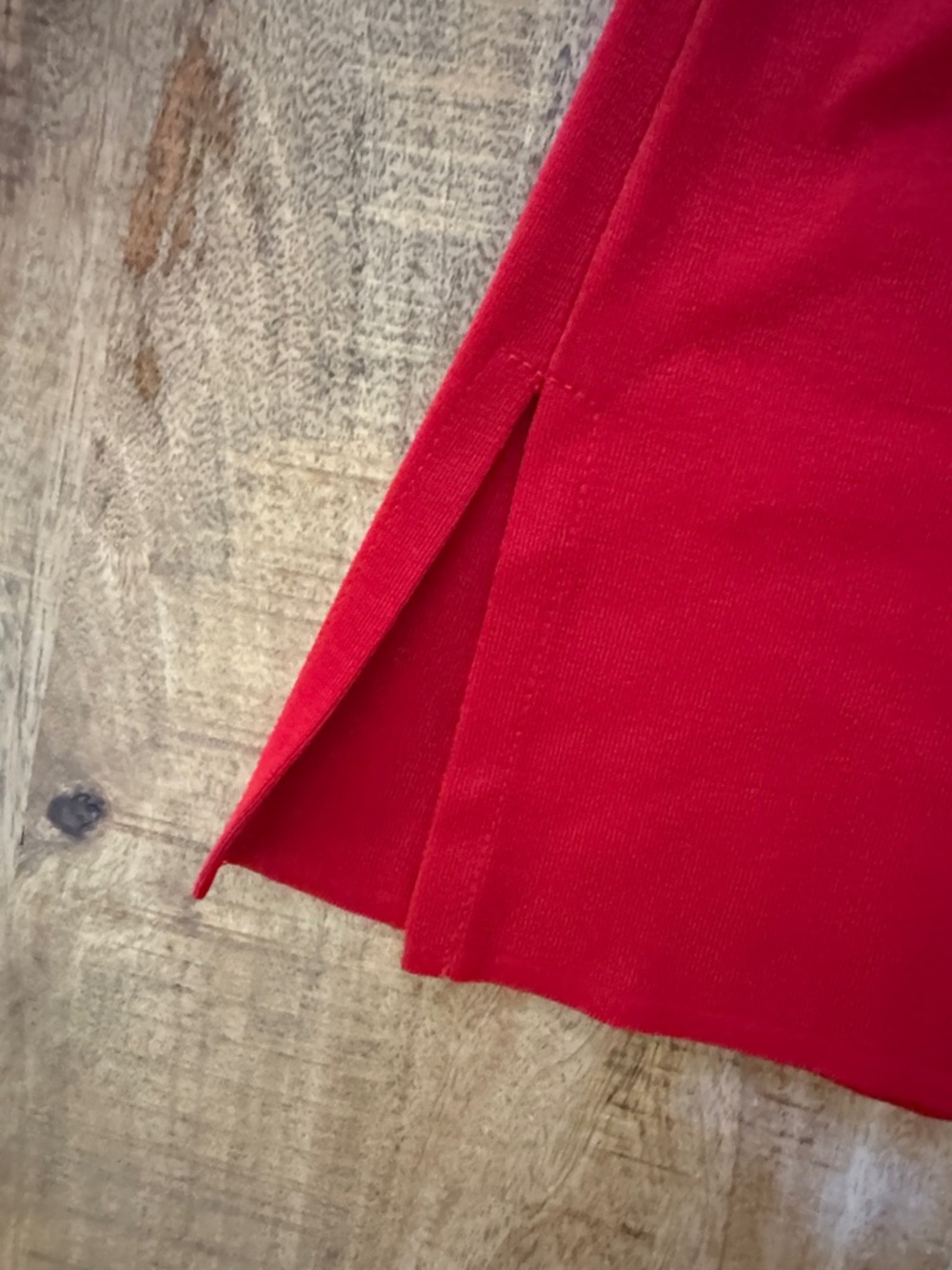 Misook Bright Red Sleeveless Knit Tank with Rhinestone gems EUC vintage large - Picture 4 of 7